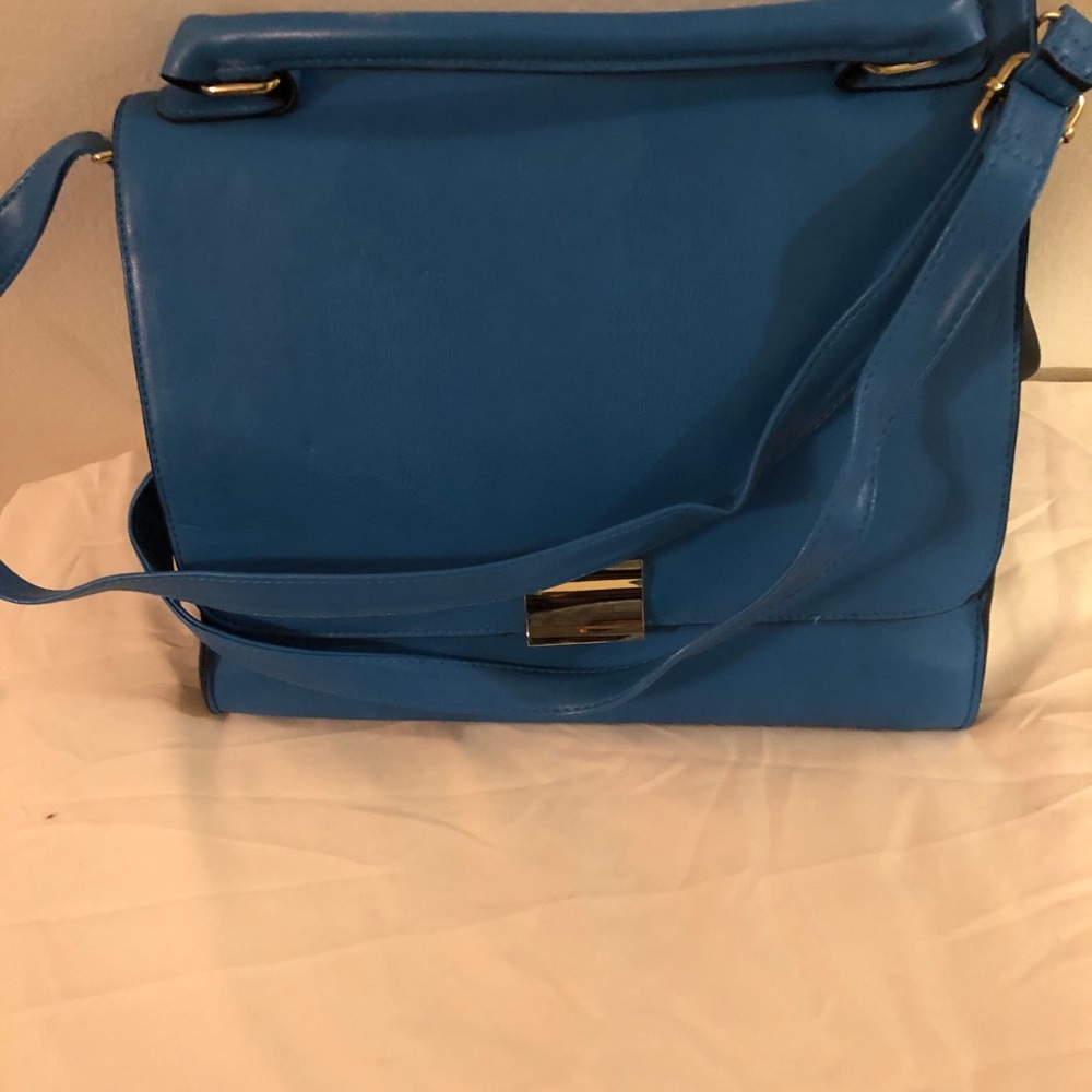 Blue handbag